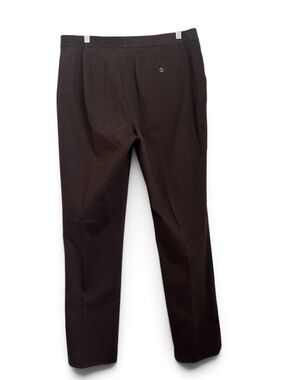 Chaps Brown Straight-Leg Pants Size 12